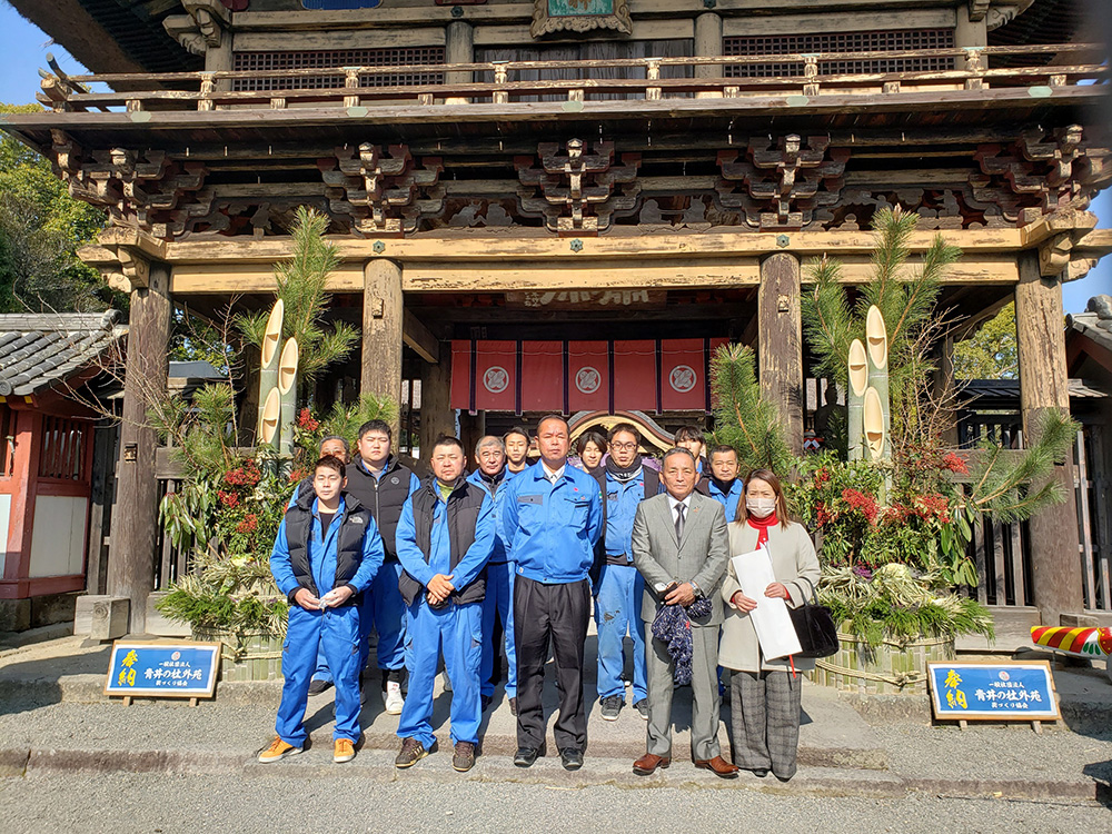 安全祈願へ行ってきました