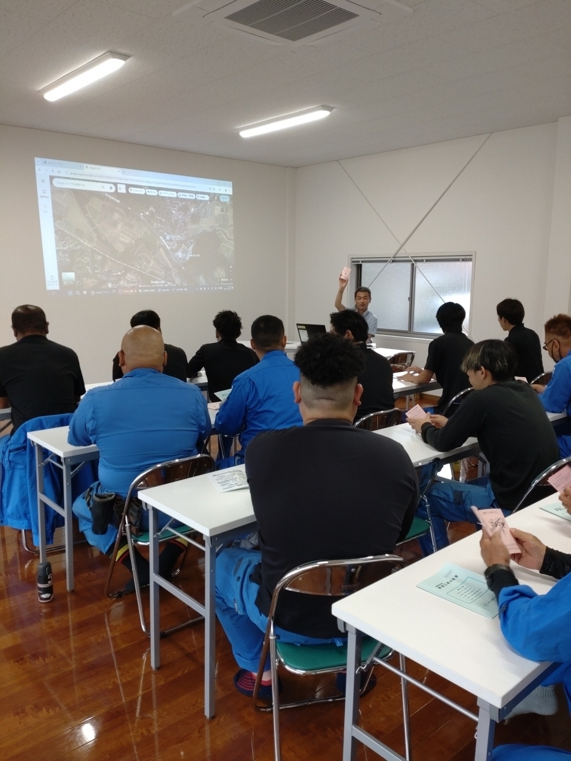 新規入場教育を受けました！！